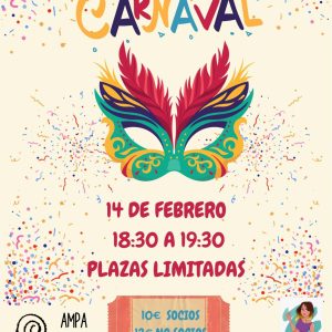 Taller Infantil - Máscaras de Carnaval